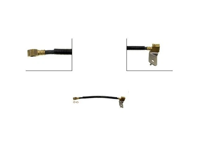 Rear Left Brake Hose For 1998-2002 Ford Crown Victoria 1999 2000 2001 ZN854TM - Image 1 of 1