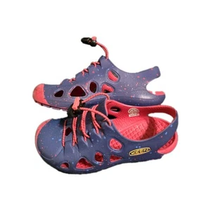 KEEN Rio Closed-Toe Sandals Water Shoes Rubber Slingback Purple Youth 12 euc - Picture 1 of 5