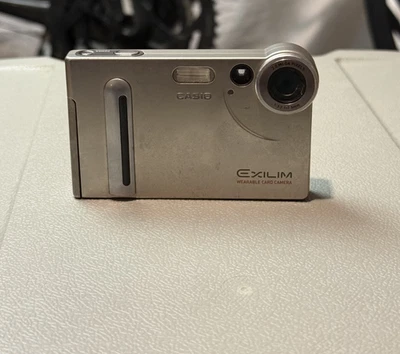 Casio Exilim EX-S2 2MP Silver Digital Camera UNTESTED AS-IS No Battery - Image 1 of 4