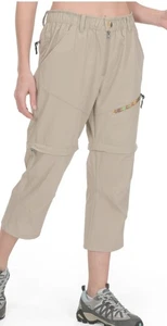 LITTLE DONKEY ANDY Women's Size L Convertible Hiking Lightweight Quick Dry Pants - Afbeelding 1 van 12