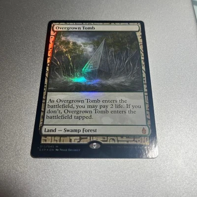 Magic The Gathering Foil Overgrown Tomb Zendikar Expeditions Play Use - Image 1 of 4