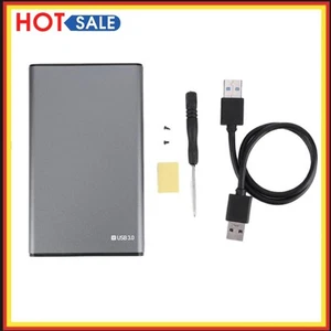 Boîtier de disque dur externe en alliage d'aluminium pour PC/ordinateur de bureau/ordinateur portable - Photo 1/12