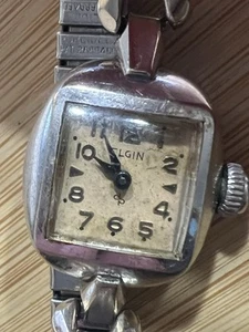 Vintage Damenuhr Elgin 10k RGP läuft - Bild 1 von 13