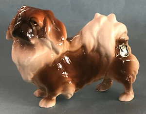FIGURA DE PERRO WIEN KERAMOS CHOCHOLKA perro palacio de Pekín pekinés chino chino - Imagen 1 de 6