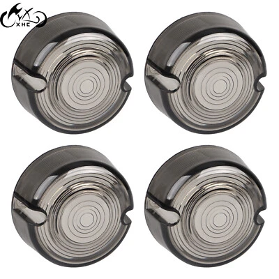 Lente de luz de señal de giro de humo para Harley Dyna Convertible FXDS-CONV 94-00 FXRS XL Foto 1 de 4