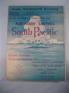 Some Enchanted Evening Sheet Music South Pacific 1949 Hammerstein Rodgers (O) - Picture 1 of 5