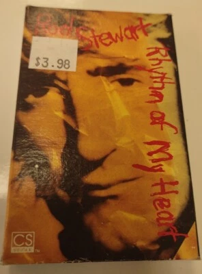 ROD STEWART - RYTHM OF MY HEART - CASSETTE LIKE NEW OOP  - Image 1 of 3