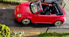 VW BEETLE CONVERTIBLE 2.0TDI TECH DESIGN 2015 only 17500 miles ! 50+ mpg