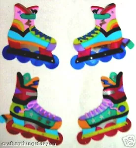 Sandylion Shiny Roller Skates Scrapbooking Pegatinas H08 * Envío rápido * VINTAGE - Imagen 1 de 1