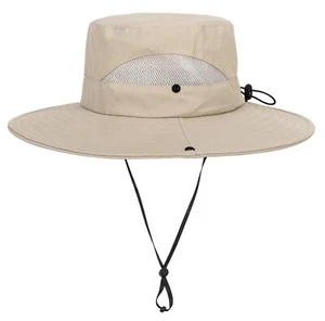 Kids Sun Hat with UV Protection Beach Bucket for Boys & Girls Wide Brim Safar... - Picture 1 of 6