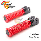 For Rsv4 1000 R Factory Aprc Abs 11-17 16 Red Front Foot Pegs Motorcycle M-Grip