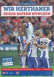 Programm Hertha BSC Berlin - FC Bayern München 29.11.2014 - 1.Liga 2014/2015 - Bild 1 von 1