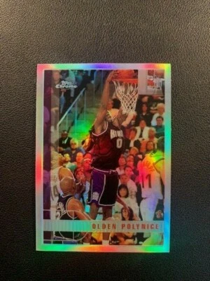 1997-98 Topps Chrome Refractors #175 Olden Polynice - Image 1 of 2