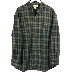 Duluth Trading Hemd Herren Größe XL grün kariert Flanell Langarm Knopfleiste - Bild 1 von 10