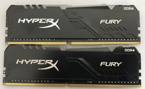 HyperX FURY RBG16GB kit 2x8GB DDR4 3200MHZ DIMM GAMING RAM HX432C18FB3AK2/16 - Picture 1 of 3