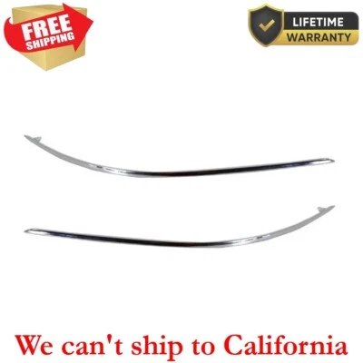 For 2008-2011 Front Left & Right Bumper Trim Mercedes Benz C300 C350 Set of 2 - Image 1 of 4