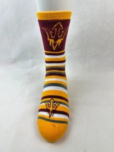 Arizona State Sun Devils Lotta Stripe Deuce Crew Socks - Picture 1 of 1