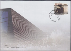 LETONIA #783 FDC - LABIOS ZANIA Y JOHANN - JUDÍOS SALVADOS DURANTE EL HOLOCAUSTO - Imagen 1 de 1