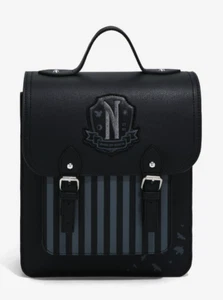 Wednesday The Addams Family Nevermore Academy Mini Backpack IN HAND - Picture 1 of 1