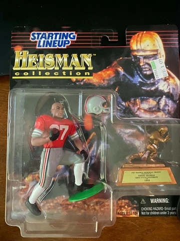 1997 STARTING LINEUP Heisman Collection EDDIE GEORGE OSU Buckeyes Houston Oilers Cover
