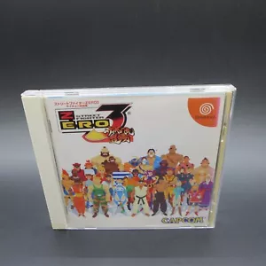 Street Fighter Zero 3 Dreamcast Fighting Game with Manual Japan - Picture 1 of 10