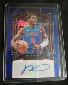 2023-24 Select Blue Prizms SS-DRN Jalen Duren Auto /49 - Picture 1 of 2