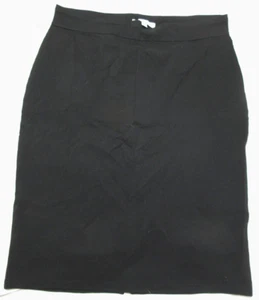 Larry Levine Womens Black Skirt Viscose Blend SZ XL RN#143690 EUC - Picture 1 of 8