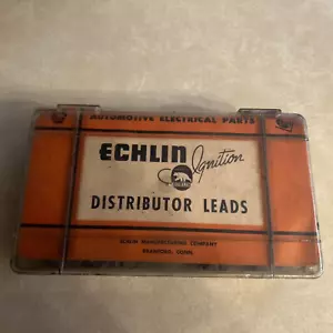 VINTAGE ECHLIN IGNITION DISTRIBUTOR LEADS ASSORTMENT PART TRAY NOS GM MOPAR FORD - Picture 1 of 12