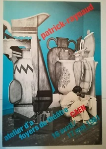 AFFICHE ART -  Patrick Raynaud - Caen 1981 - Picture 1 of 1