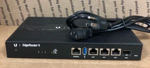 Ubiquiti Networks EdgeRouter 4 (ER-4) Gigabit Router mit Netzkabel (GETESTET) - Bild 1 von 9