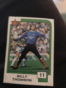 Billy Thomson Soccer Superstars Trading Cards Dundee United #11