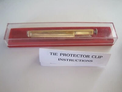 Clip protector de corbata con instrucciones y en caja original de plástico Foto 1 de 4