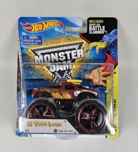Hot Wheels Monster Jam El Toro Loco 1:64 Track Ace Tires Red Battle Slammer NEW - Picture 1 of 10