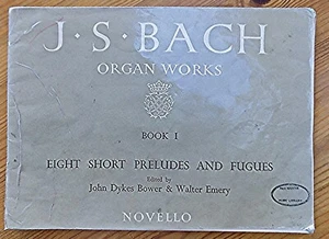 J.S. Bach Eight Short Preludes and Fugues - Vintage Organ Music (SMq) - Picture 1 of 4
