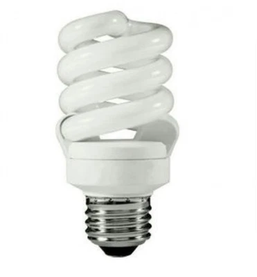 TCP 58014 Single Spiral 14 Watt 4.7" Tall 2700K CFL Spiral Bulb 12 PCS Shelf Z11 - Image 1 of 4