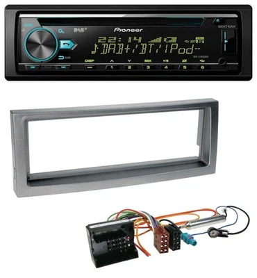 Pioneer DAB MP3 CD USB Bluetooth Autoradio für Citroen C5 Peugeot 407 ab 04 grau - Bild 1 von 4
