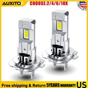 AUXITO H7 LED Headlight Bulb Conversion Kit High Low Beam 6500K 40000LM 2-20X - Picture 1 of 27