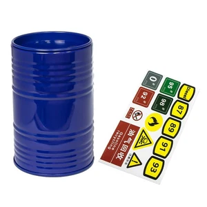 Metal Simulation Oil Barrel Drum Pen Holder Decoration Parts For 1/10 1/8 RC Car - Picture 1 of 25