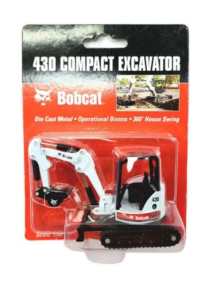 Bobcat 430 Compact Excavator - Wan Ho 1:50 Scale Diecast Model #6904628 New - Image 1 of 2