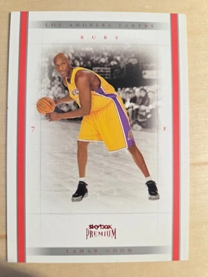 Skybox Premium Ruby 2004/75 Lamar Odom #6 🏆🏆 2 Time Lakers  Foto 1 de 4