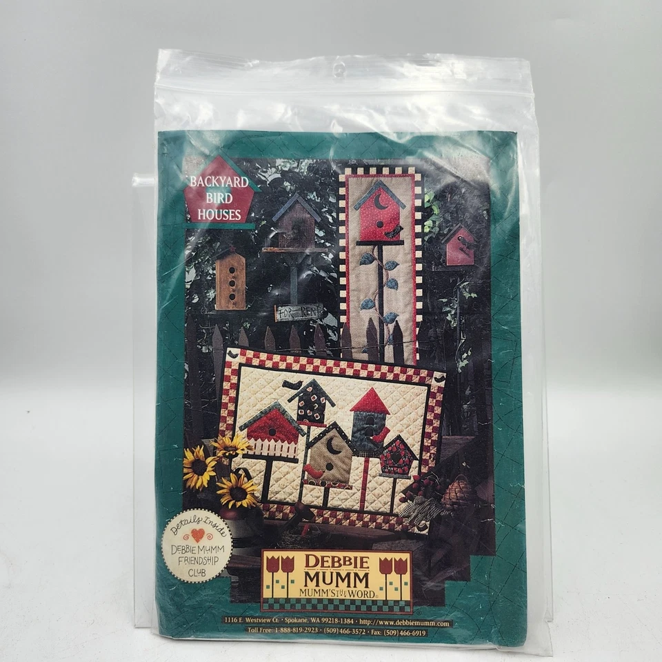 Mumm's The Word Backyard Bird Houses Debbie Mumm Quilt Patterns 1994