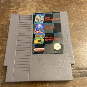 Super Mario Bros./Tetris/World Cup NES Nintendo