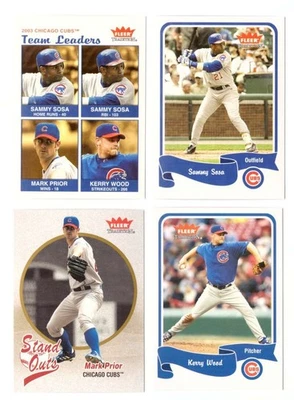 2004 Fleer Tradition w/SP - CHICAGO CUBS Team Set - Image 1 of 4