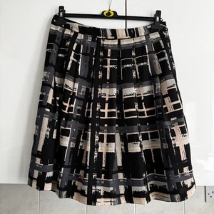 Great Plains London Pleated A-Line Midi Skirt – Size UK 14 – Abstract Print - Picture 1 of 9