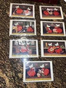 Antique Postcards SUNBONNET TWINS Bremen Ohio 7 Postcard Lot - Picture 1 of 14