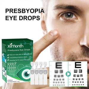 10-50x Presbyopia Vision Restore Eye Drops Relieve AningerestingUK Fatigue F5E5 - Picture 1 of 20