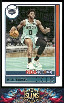 2021-22 Hoops Charlotte Hornets Miles Bridges #190 - Image 1 of 2