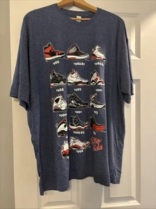 Herren Retro Kicks Black Jordan Sneaker T-Shirt Gr. XXL - Bild 1 von 4