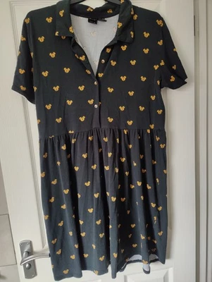 Cakeworthy Disney Dress 4X 20/22 Black Shirt Dress Mickey Pumpkin Halloween - Image 1 of 4
