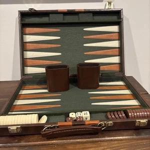 Vintage Cardinal Backgammon Set With Carry Case - Picture 1 of 5